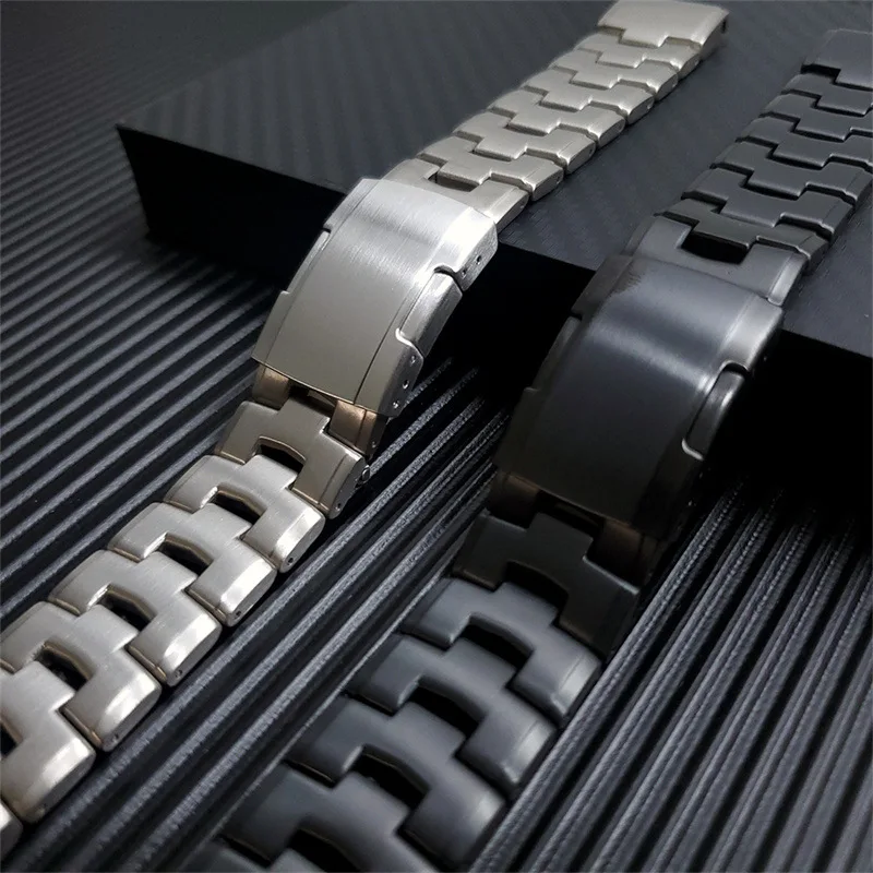 Fashion Titanium Zinc Alloy Watch Strap For Garmin QuickFit 26mm 22mm Quick Fit Metal band bracelet watchband for Fenix 7 6x Pro