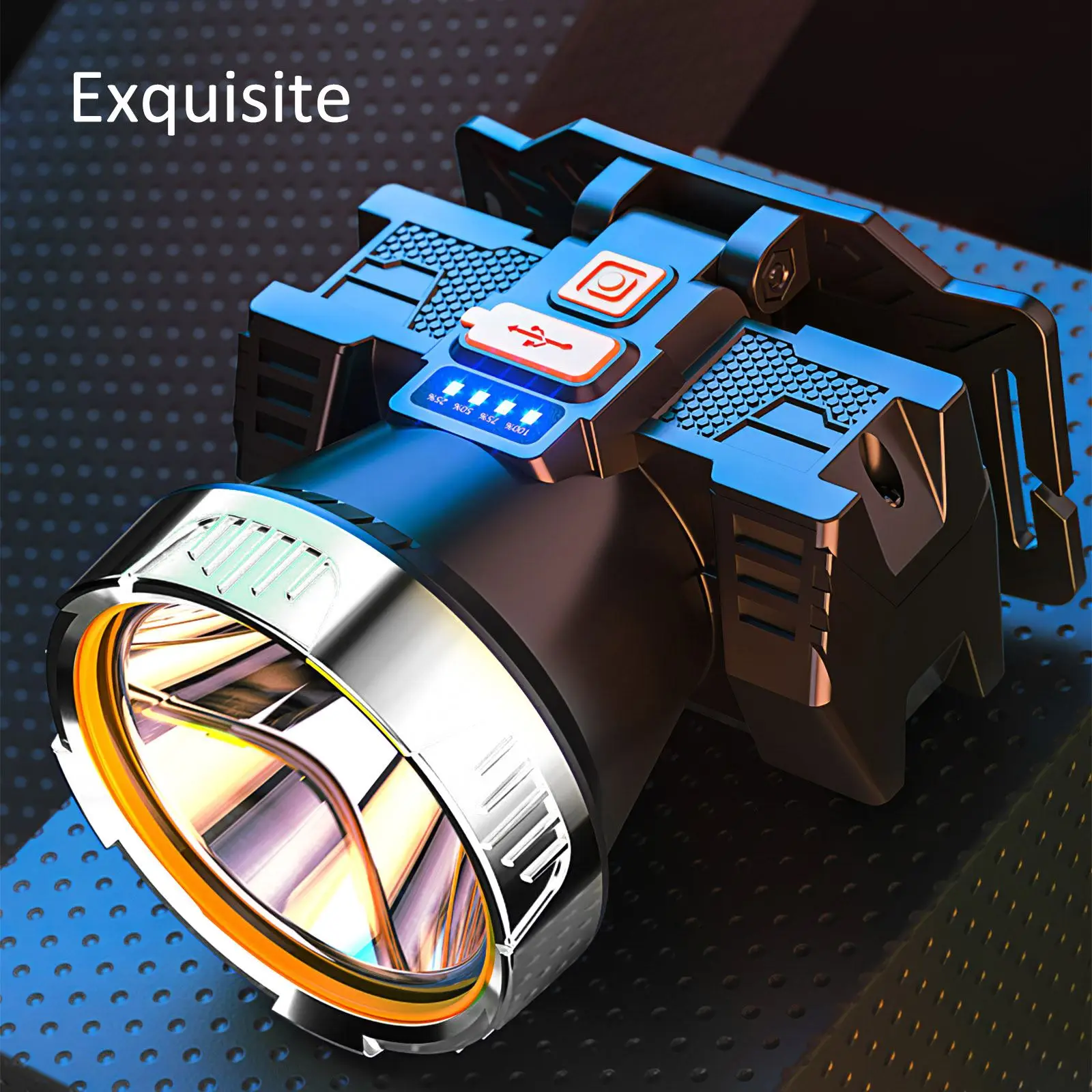 

Konesky 3W LED Head Light 2000mAh USB Charging Sensor Headlamp Aluminum Light LED Head Light With Bandage For Outdoor Fishing