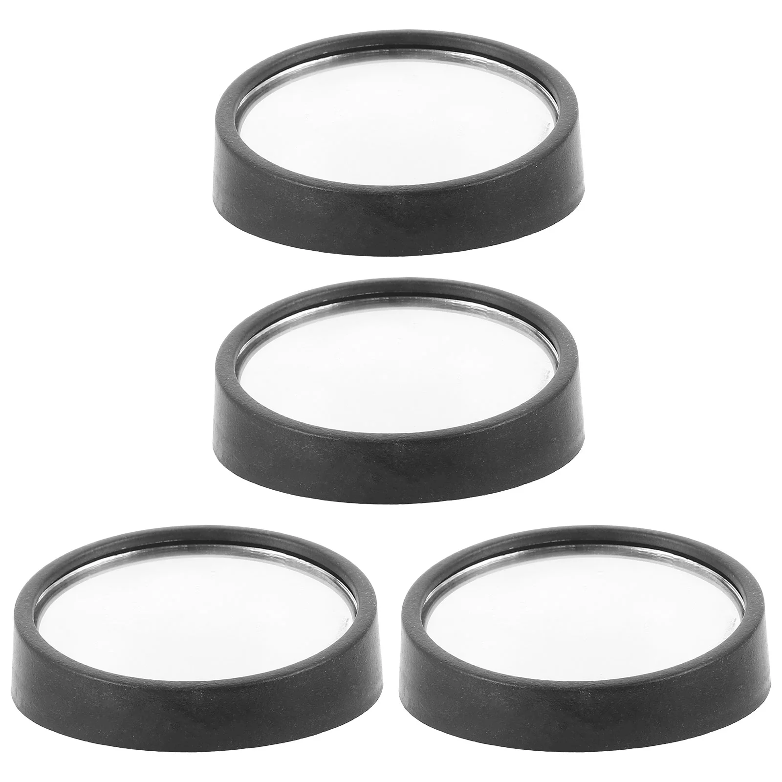 

2 Pairs Car Rearview Mirrors Vehicle Rearview Auxiliary Mirror Drivers Blind Spot Mirrors