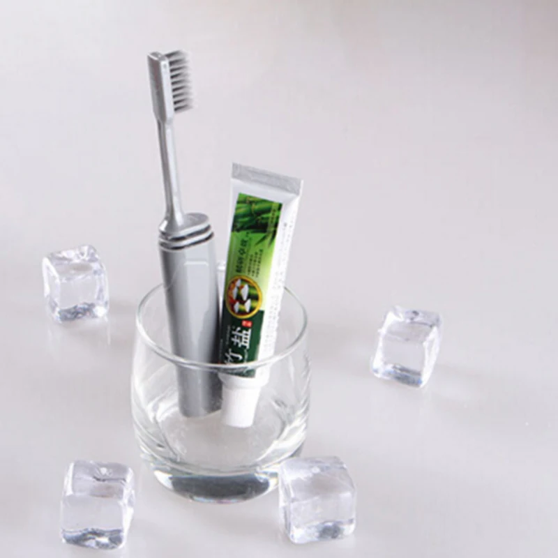 

Portable Compact Bamboo Charcoal Folding Toothbrush Fold Travel Camping Hiking Outdoor Easy To Take Foldable Teethbrush