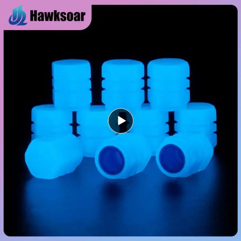

Durable Tire Valve Cap Lights Self-lighting Car Air Valve Caps Creative Durable Tire Lights Convenient Car Accessories Luminous