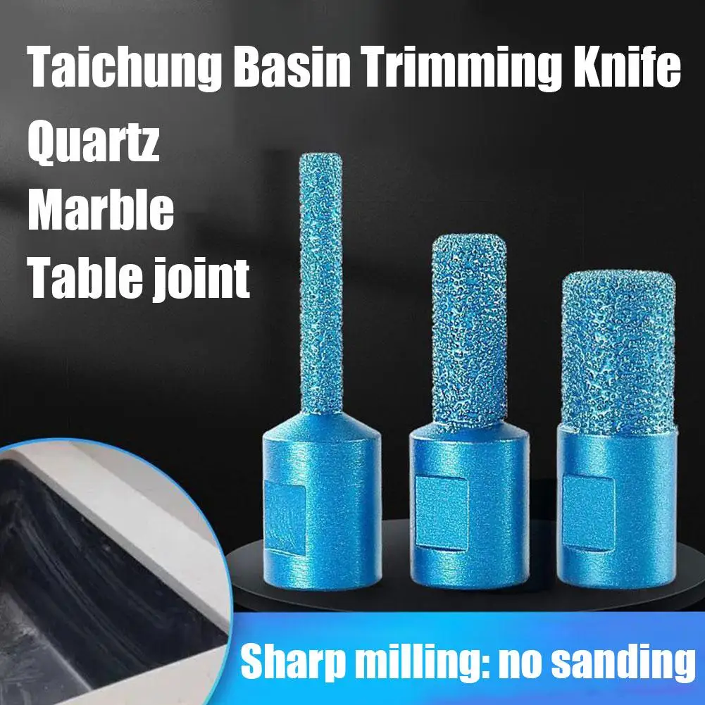 

Bench Basin Milling Cutter 5/10/15mm Angle Grinder Quartz Head Slotting Edges Stone Cleaning Polishing Trimming Trimming To F1R9