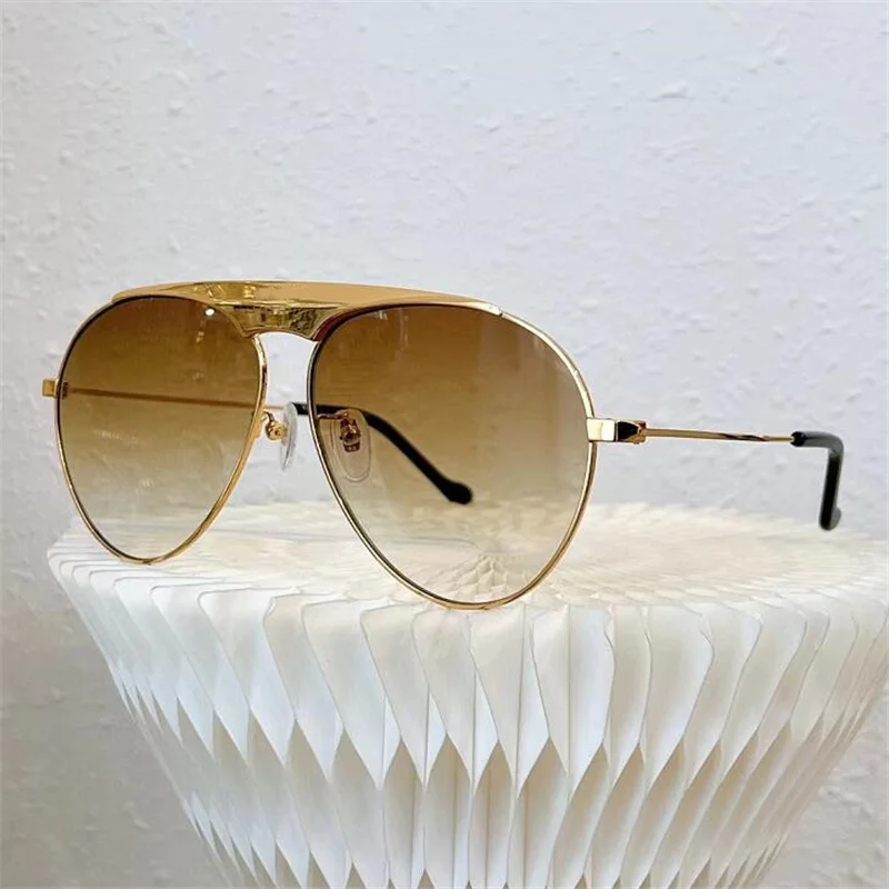 

Sunglasses women and men Summer designer sunglasses mens style Anti-Ultraviolet 0908 Retro Plate metal Oval Full frame fashion