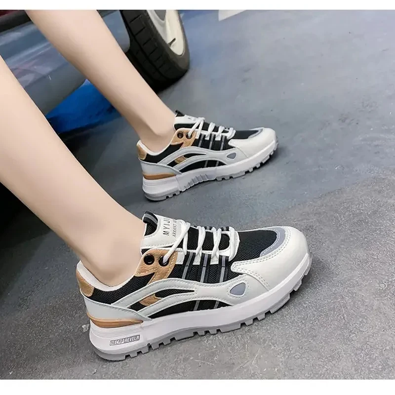 

2021 Spring Summer Women Shoes flat sneakers womenshoes low upper lace up platform woman white shoes zapatos mujer lolita shoes