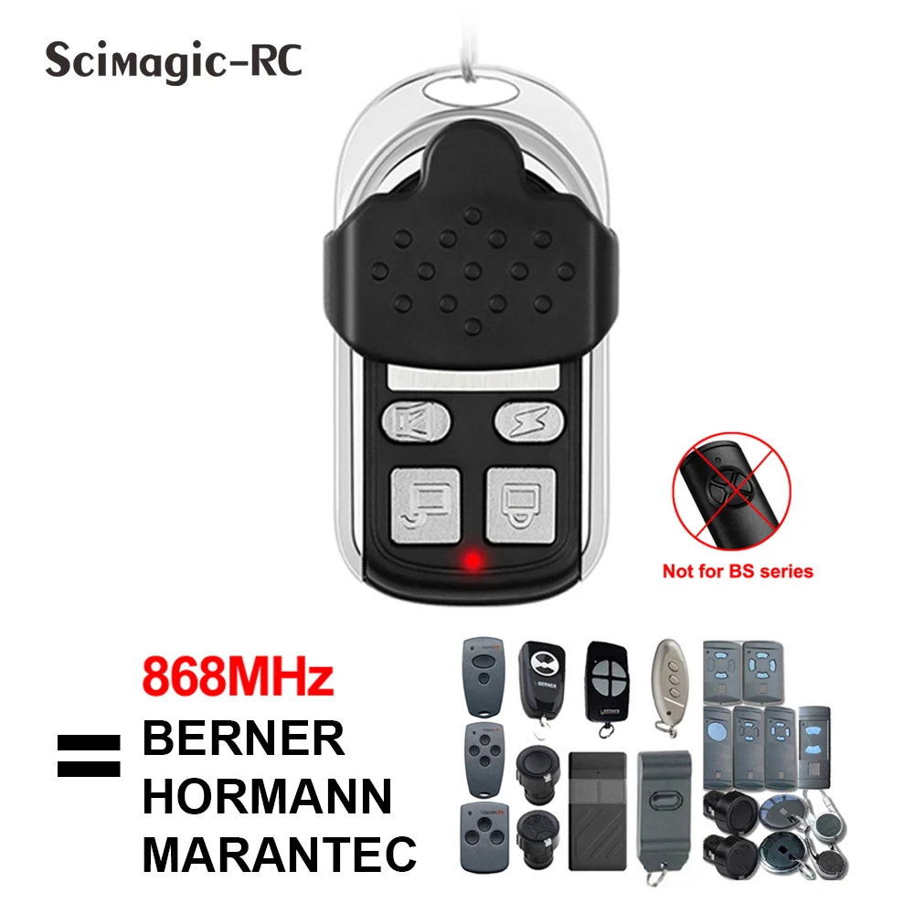 

3 типа 868 МГц Hormann HSM2 HSM4 HSE2 HSE4 HS4 868 клон ворота гаража с дистанционным управлением 302 382 Бернер BHS121