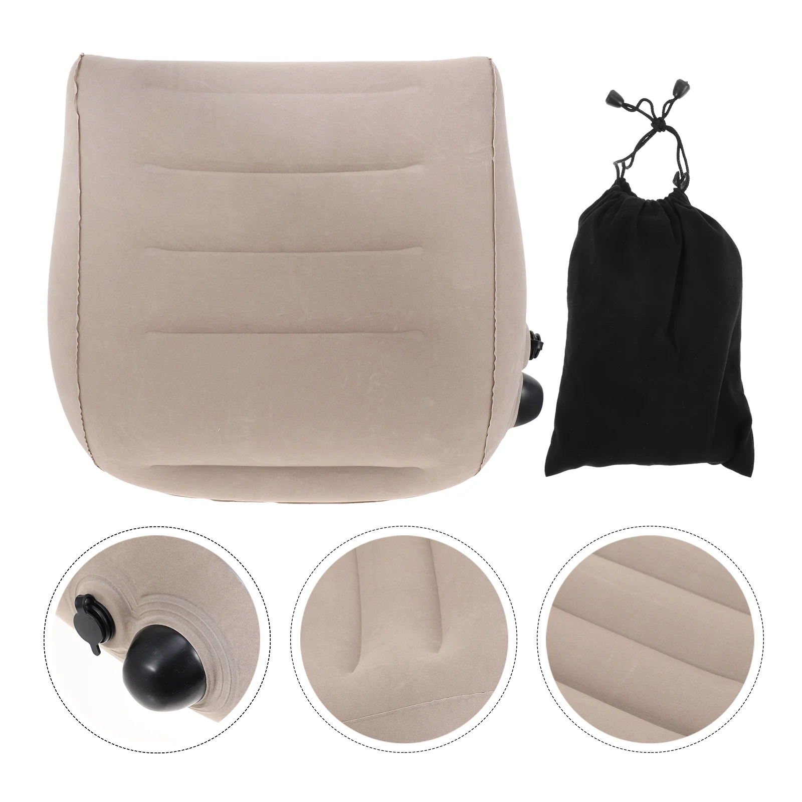 

Pillow Inflatable Support Cushion Chair Lumbar Waist Office Backrest Travelprotector Memoryairbaglower Car Pillows Pad Relief