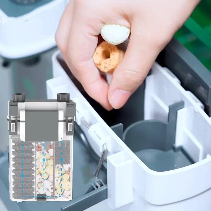 220-240 В 50 Гц серия SUNSUN XBL настенный фильтр для аквариума внешний аквариум маленький