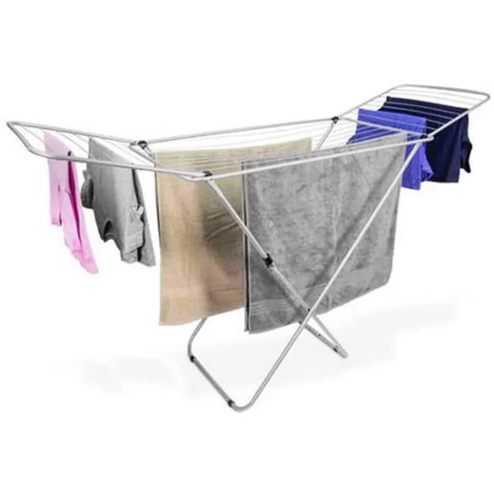

Home Basics Enamel Coated Steel Clothes Drying Rack