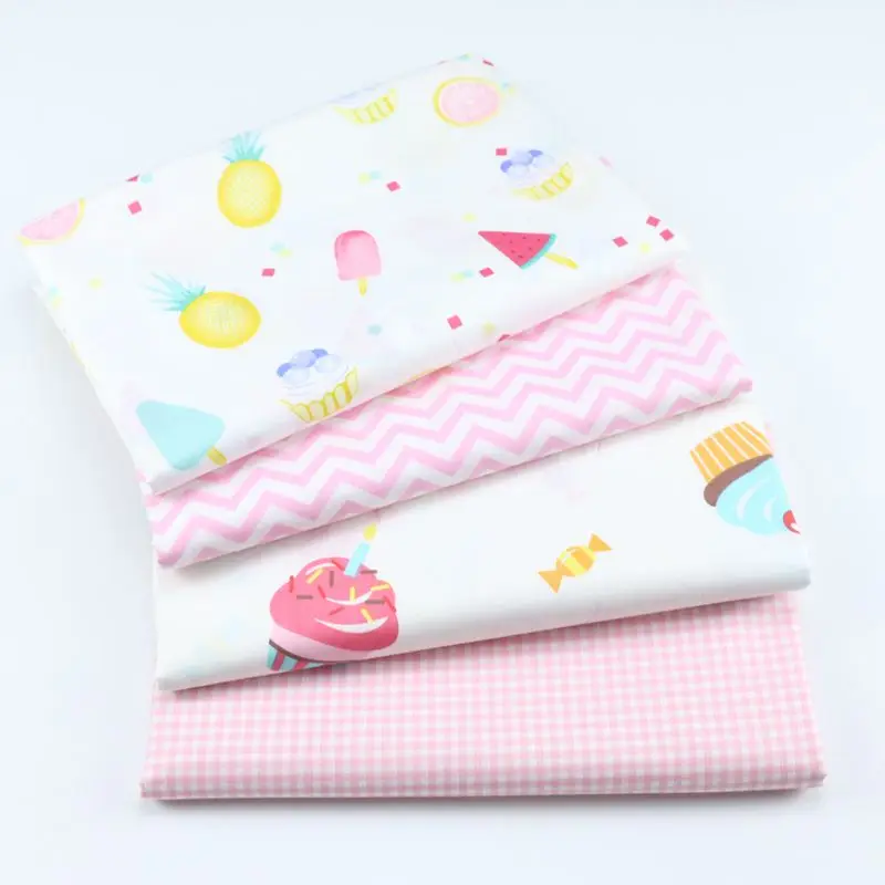 50*160 см/шт. хлопковая ткань с принтом тортов для ребенка лоскутное одеяло