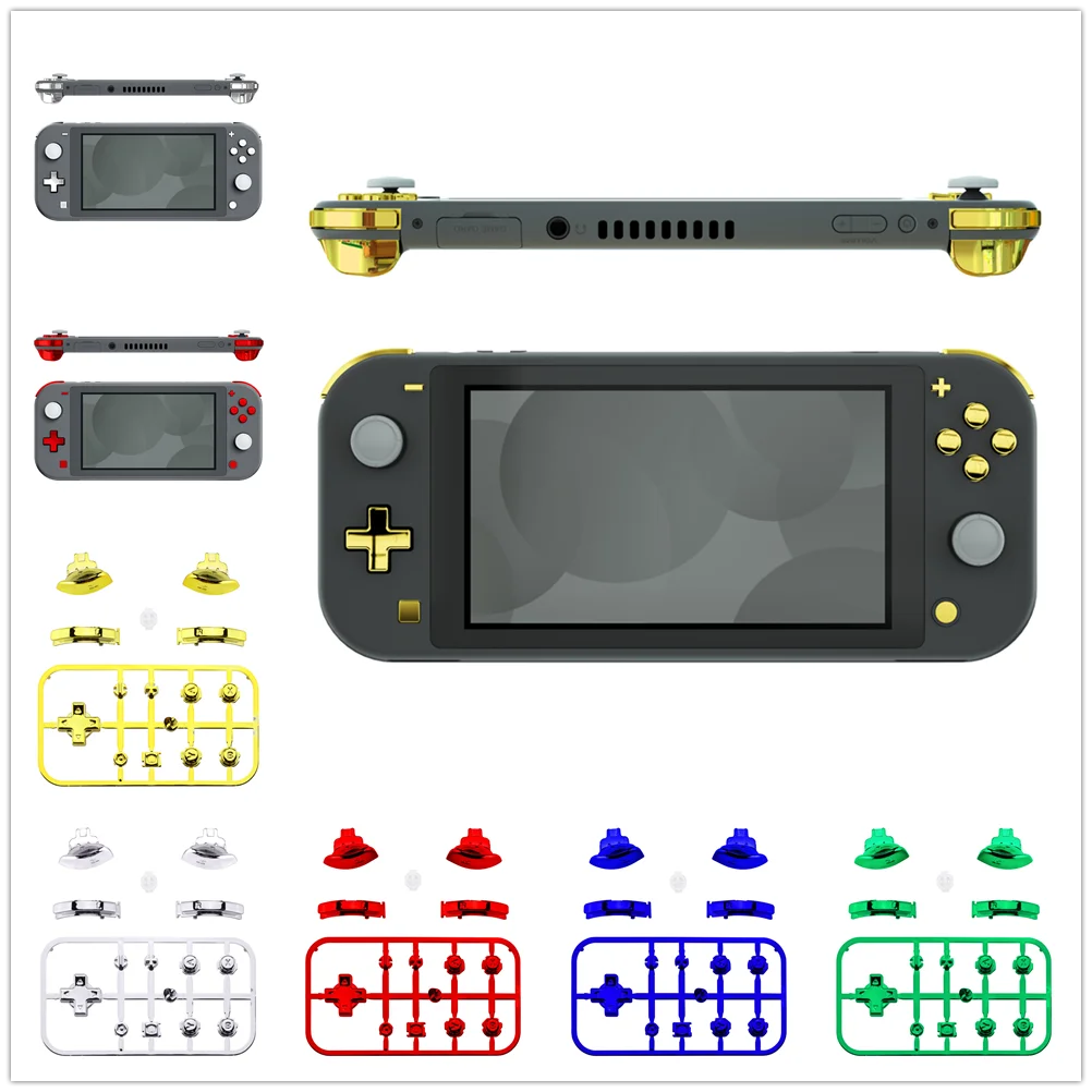 

eXtremeRate Replacement ABXY Home Capture Keys Dpad L R ZL ZR Trigger Full Set Buttons Repair Kits with Tools for NS Switch Lite