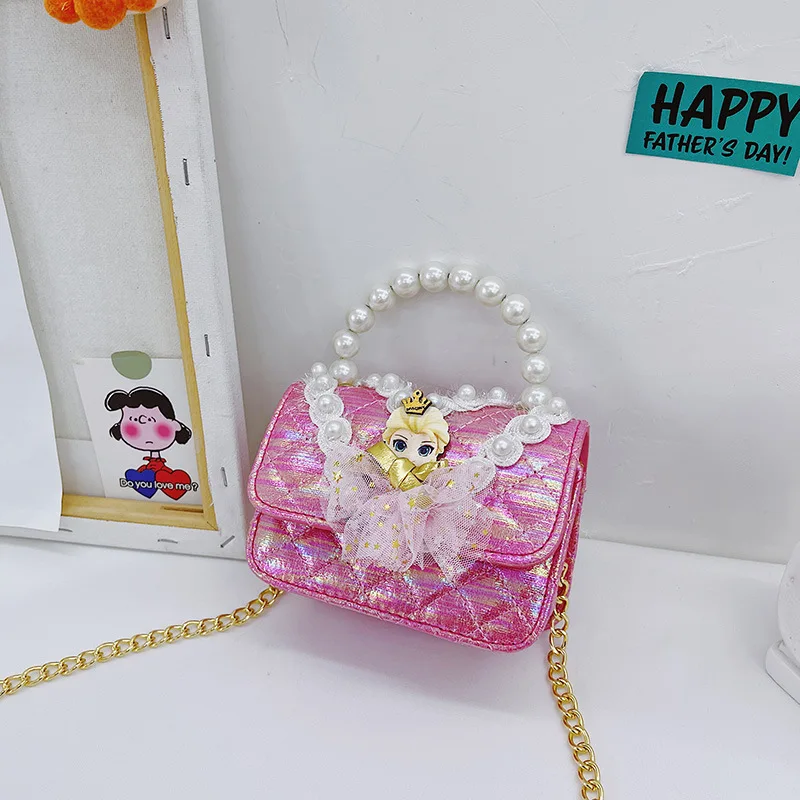 Children's bag little girl 2021 Fashion Shoulder Bag Aisha Snow White Messenger Bag Mini fashion bag zero wallet