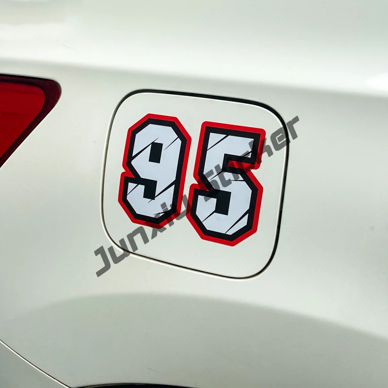 

Креативные автомобильные стикеры виниловая наклейка Racing Number 1 2 3 4 5 6 7 8 9 0, автомобильная наклейка, водонепроницаемые аксессуары для мотоцик...