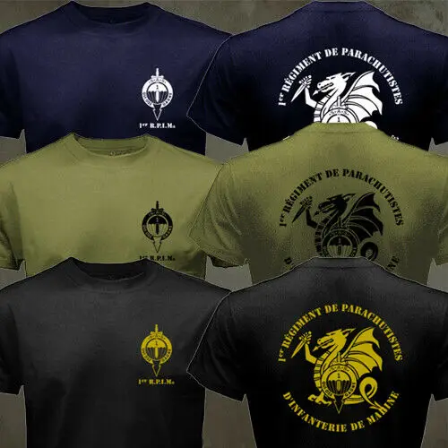 

France Para SAS 1st Marine Infantry Parachute Regiment Special Forces T-shirt