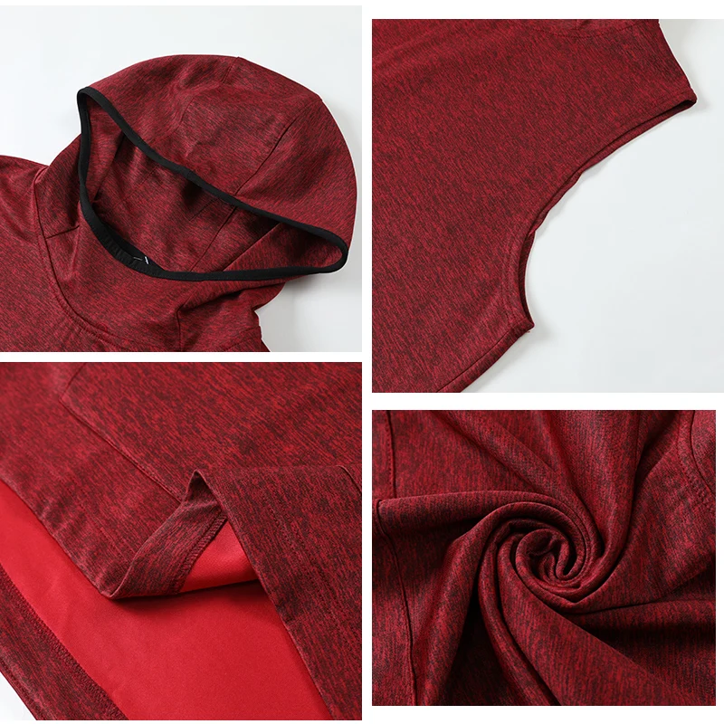 Mens Sport Sleeveless Sweatshirt Gym Training Hoodies Tank Clothing Male Fitness Shirts Tops Bodybuilding Singlet Workout Vest