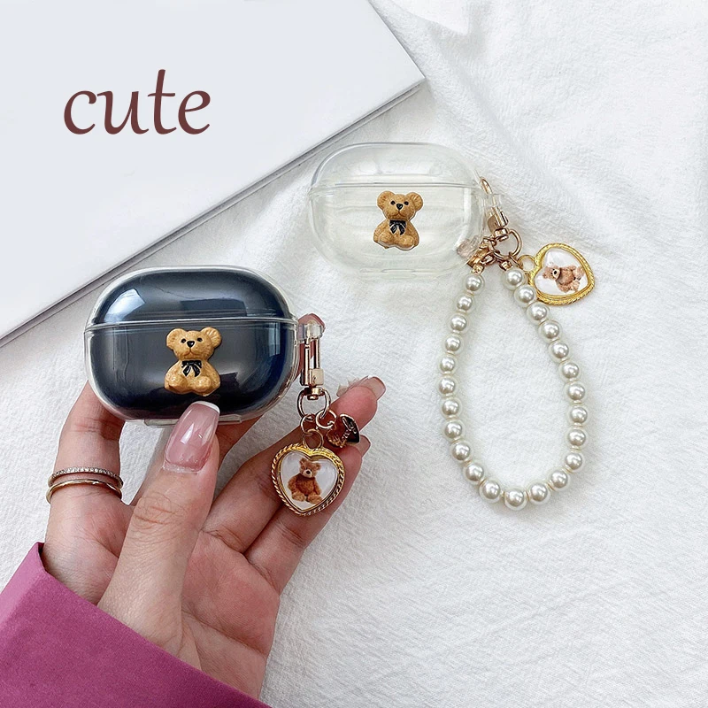 

Cute Cartoon Case For OPPO Enco Free 2 2i / Enco Air Lite /Enco X Earphone Cover Fundas Transparent Silicone Case