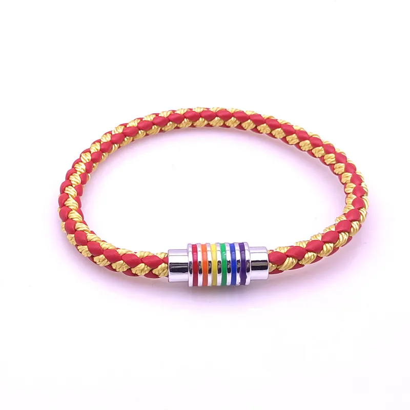 2024 Роскошный многоцветный Радужный дизайн из нержавеющей стали для мужчин и