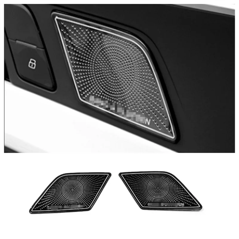 

Для Audi A4 B9 / A5 2017-2022 внутренняя отделка дверной динамик аудио Громкоговоритель декоративная крышка отделка автомобильный Стайлинг