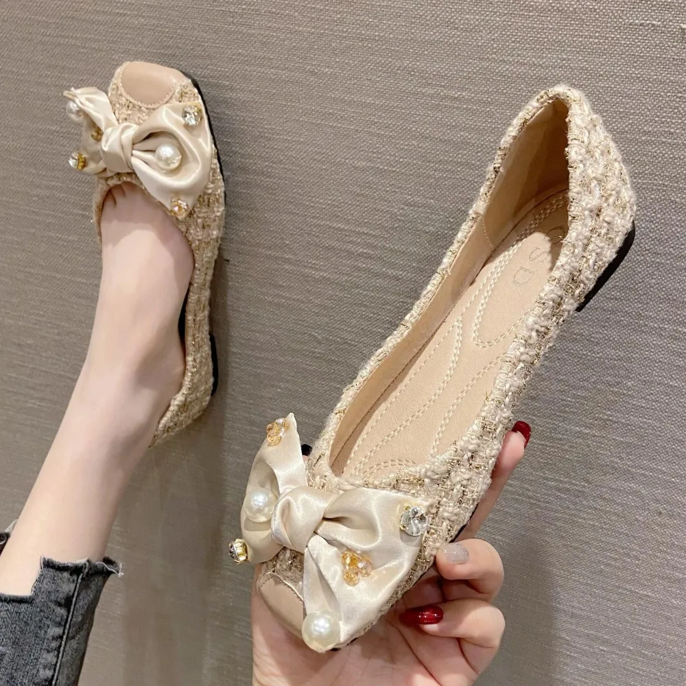 2022 Fashion Brand Spring Summer Women's Ballet Flat Shoes Mixed Colors Casual Loafers Office Ladies Work Driving Single Shoes