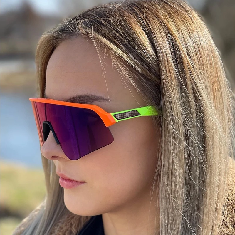 

Outdoor Sports Men Sunglasses Road Bicycle Glasses Mountain Cycling Riding Protection Goggles Eyewear Mtb Bike Sun Glasses UV400