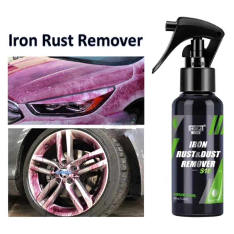 

Iron Remover HGKJ S18 50/100ML Protect Wheels And Brake Discs From Iron Dust Rim Rust Cleaner Auto Detail Chemical Car Care