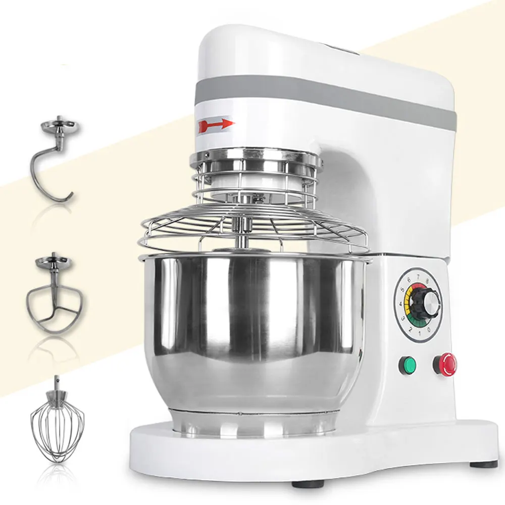 

5L Food Mixer Professional Electric Food Processors Commercial Dough Mixer Cream Blender Cream Egg Whisk Blender Heavy Duty