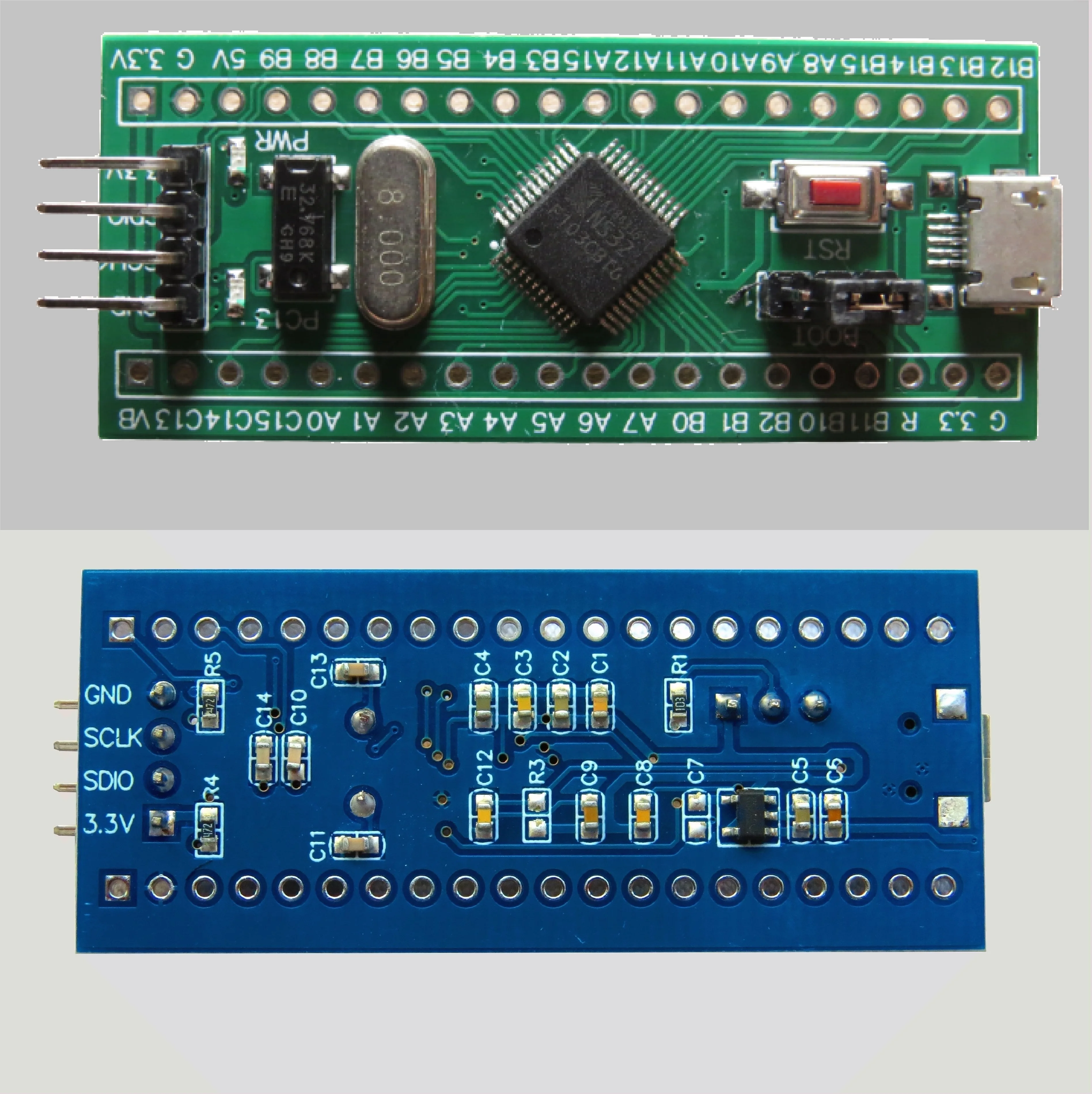 Материнская плата Ns32f103c8t6 заменяет минимальную системную макетную плату STM32F103 C8 |