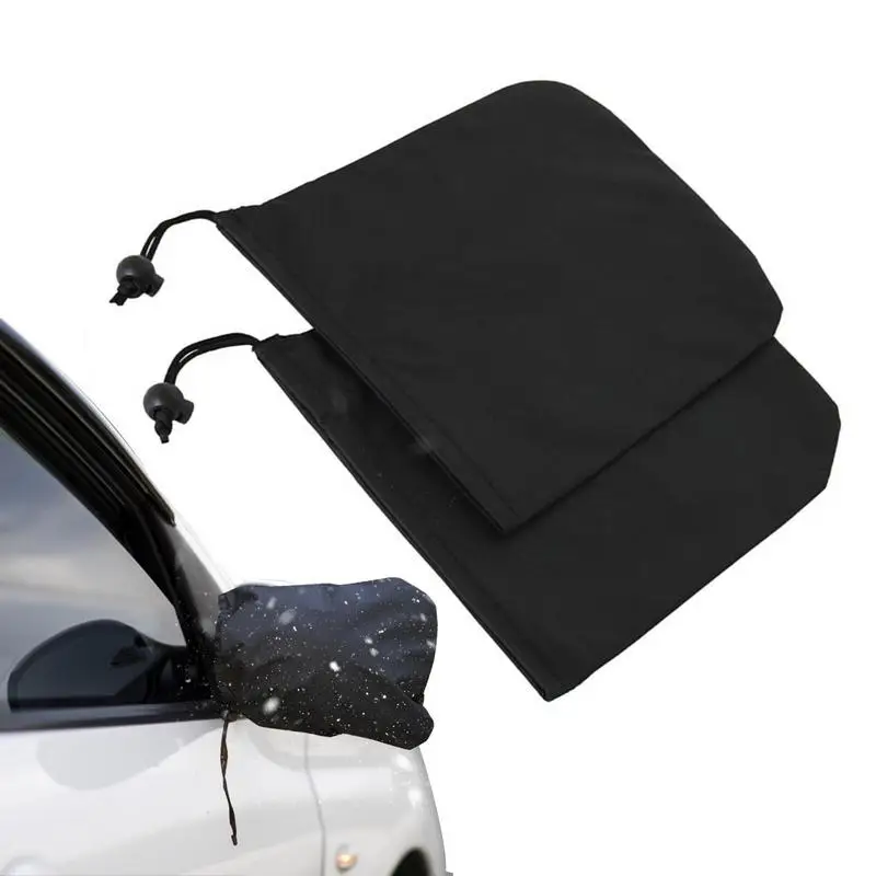 

Автомобильный защитный чехол для зеркала мороза дождевик пылезащитный чехол для зеркала снега льда с кулиской внешнее зеркало заднего вида снег лед