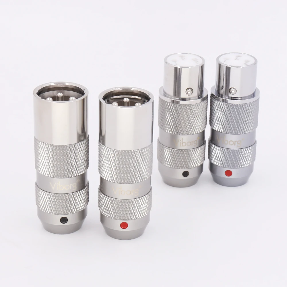 

Высокое качество, 4 шт., 99.998% Чистая медь, родиевое покрытие, стандартный аудиокабель, балансировка, 3 контакта