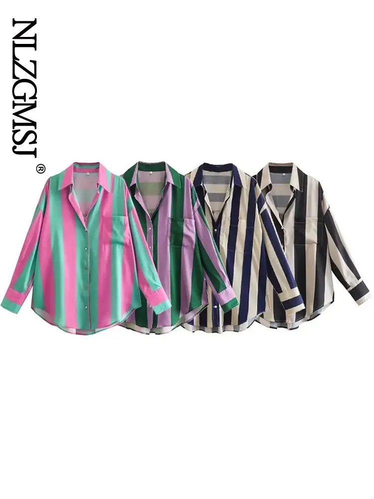 

Рубашки Nlzgmsj, Женская винтажная блузка с цветочным принтом 2022, Женская деловая Повседневная рубашка, шикарные свободные блузы, топы