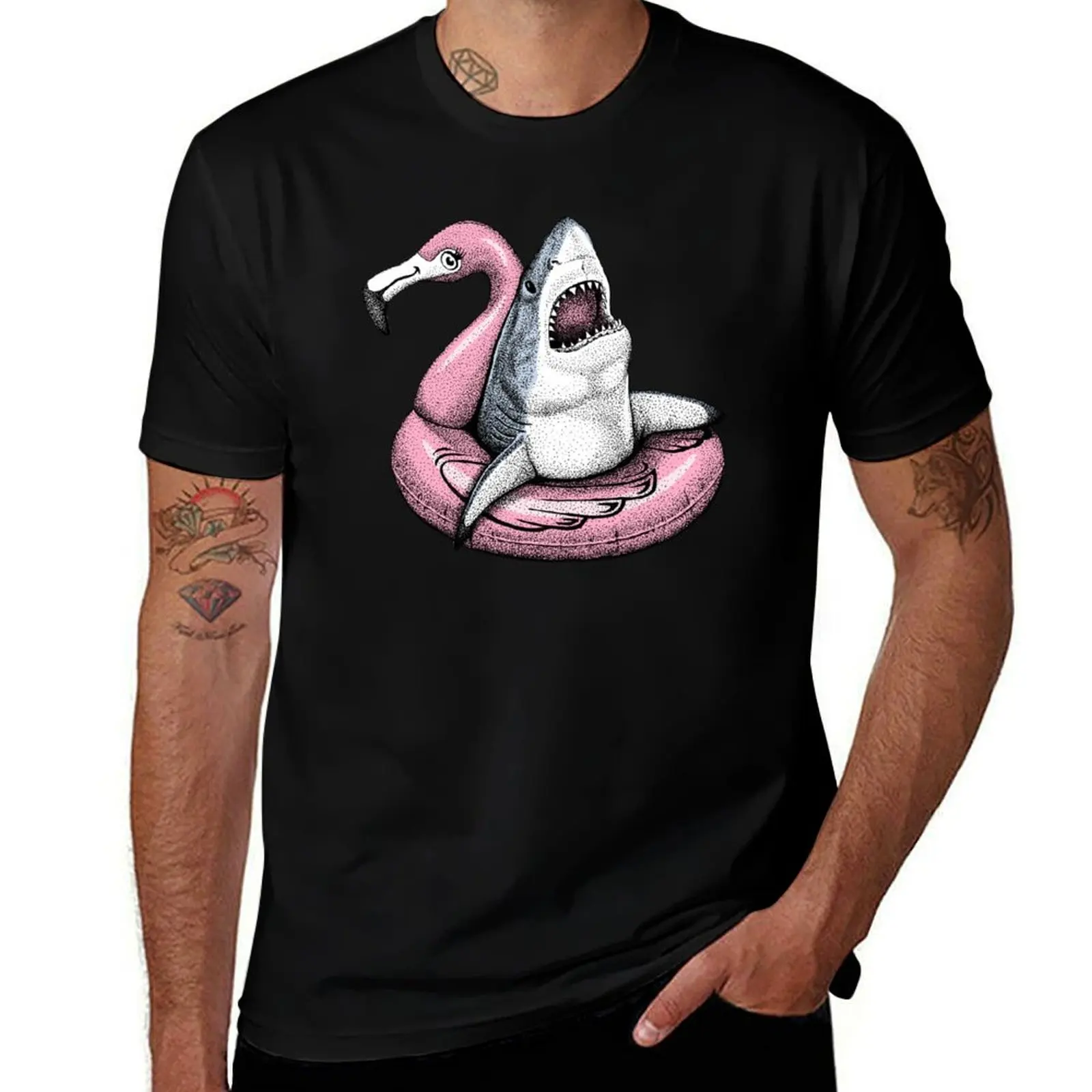 Фото Футболка Pool Shark - Ahhh Time to Relax, персонализированная футболка, однотонные мужские футболки, хлопковая футболка для мужчин №1