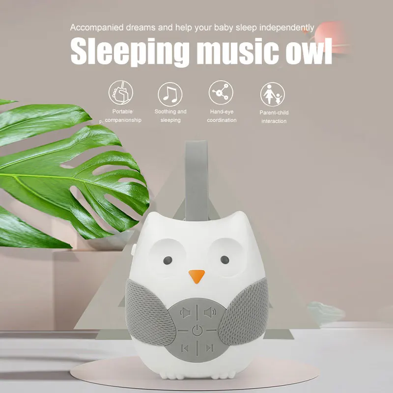 

Portable Baby Sleep Pacifier Music Player White Noise Speaker Hanging Stroller Sleep Comfort Early Education Toys Calm Sleep