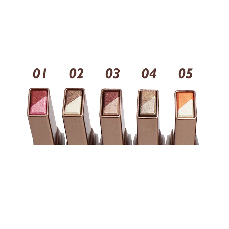 

Double Color Glitter Shadow Stick Matte Eyeshadow Makeup Waterproof Bicolor Shimmer Cosmetics Beauty Makeup Tool Lazy Eyeshadow