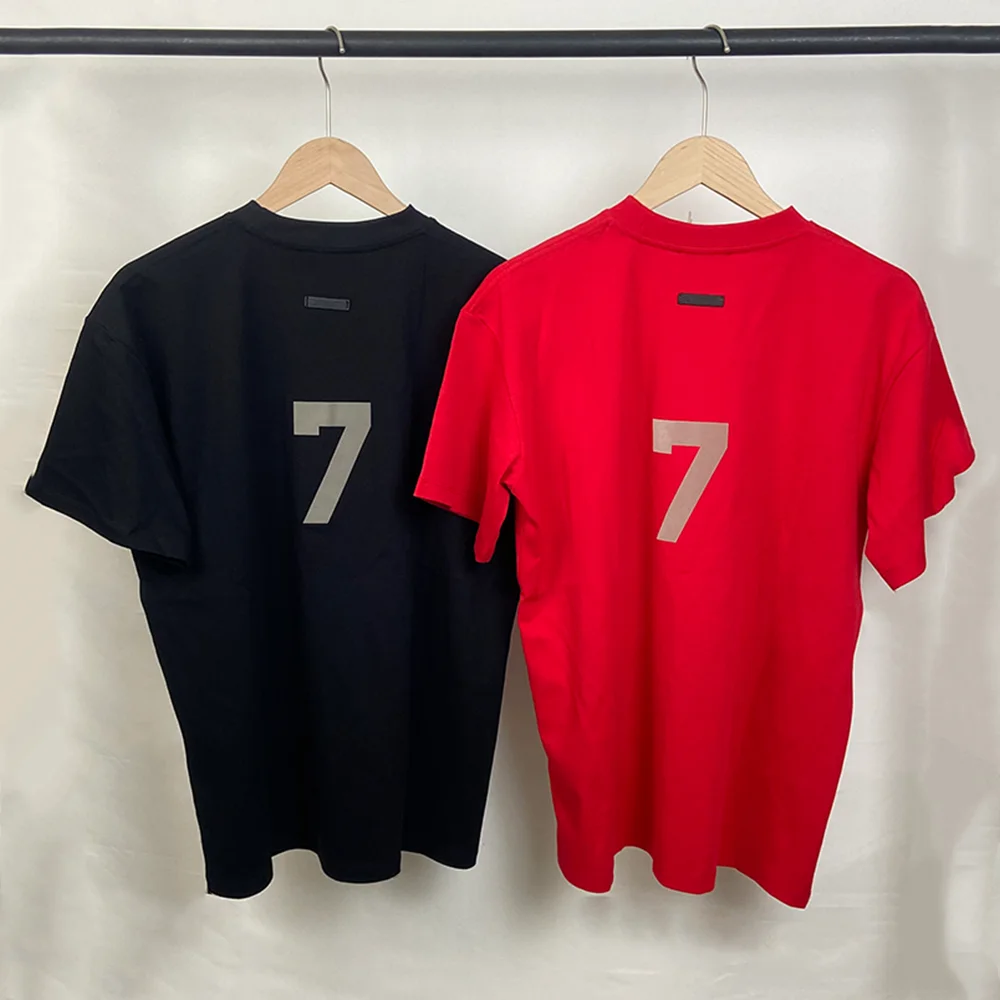 

European Style Men's T-shirt Cotton Loose Short-sleeved Outwear