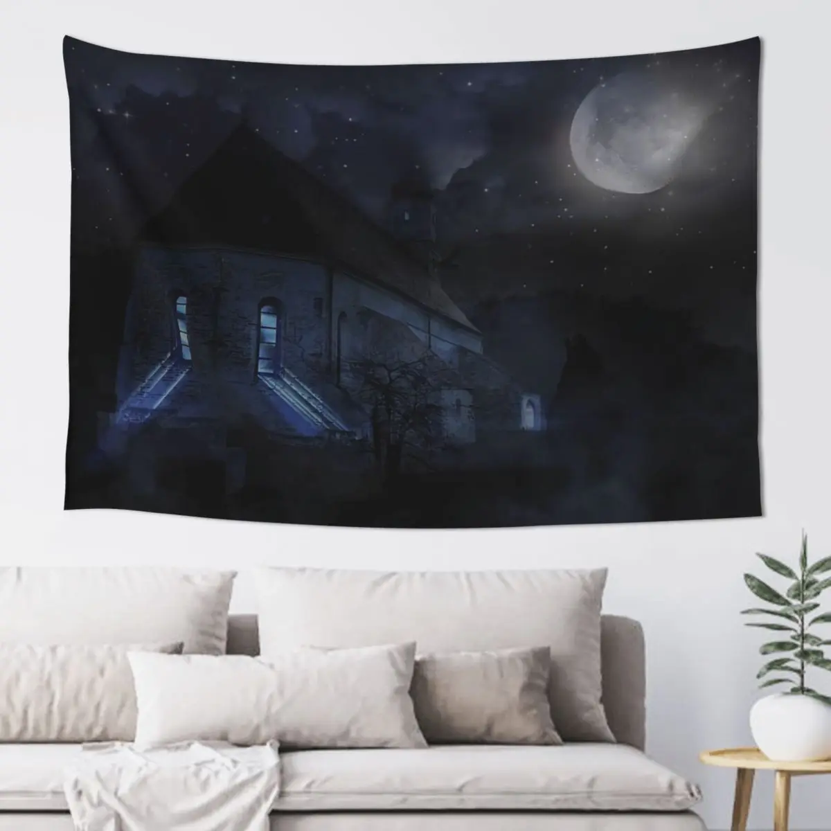

Halloween Pumpkin Tapestry Wall Hanging Aesthetic Room Decor Artwork Landscape Tapestry Bedroom Decoration 60x40in