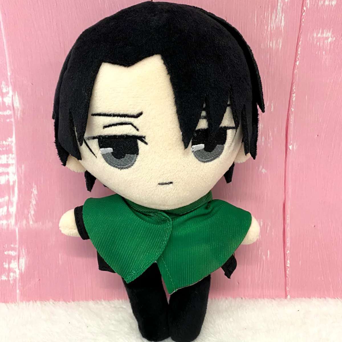 Плюшевая кукла из игры атака на Титанов аниме плюшевые игрушки Леви Эрен Микаса