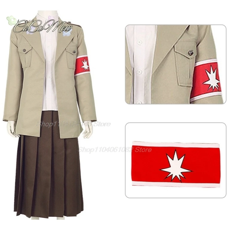 Костюм шэнги Эрена из атаки на Титанов для мужчин и женщин