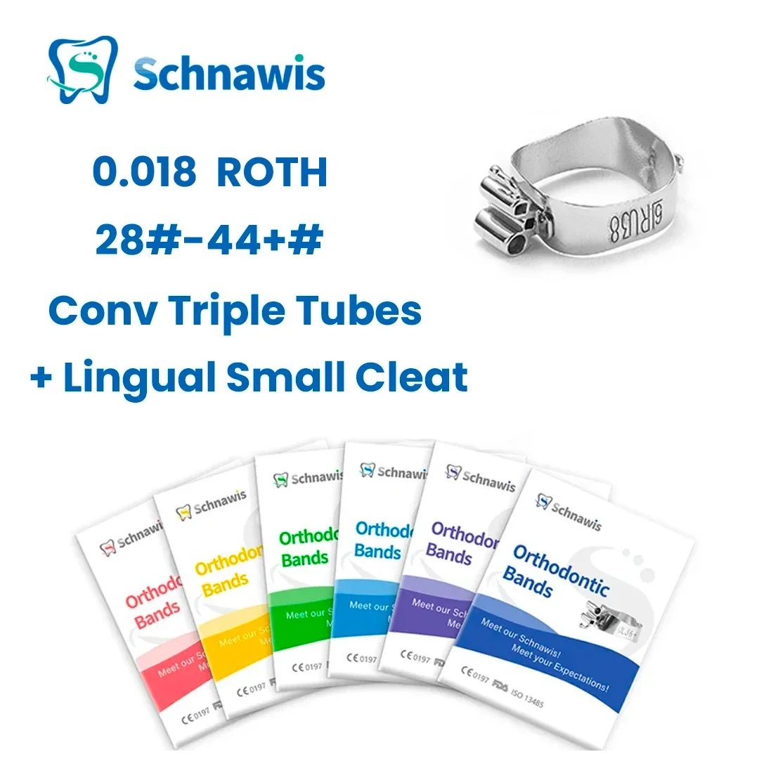 Стоматологические Ортодонтические полосы U3/L2 4 шт. 1-я молярная полоса