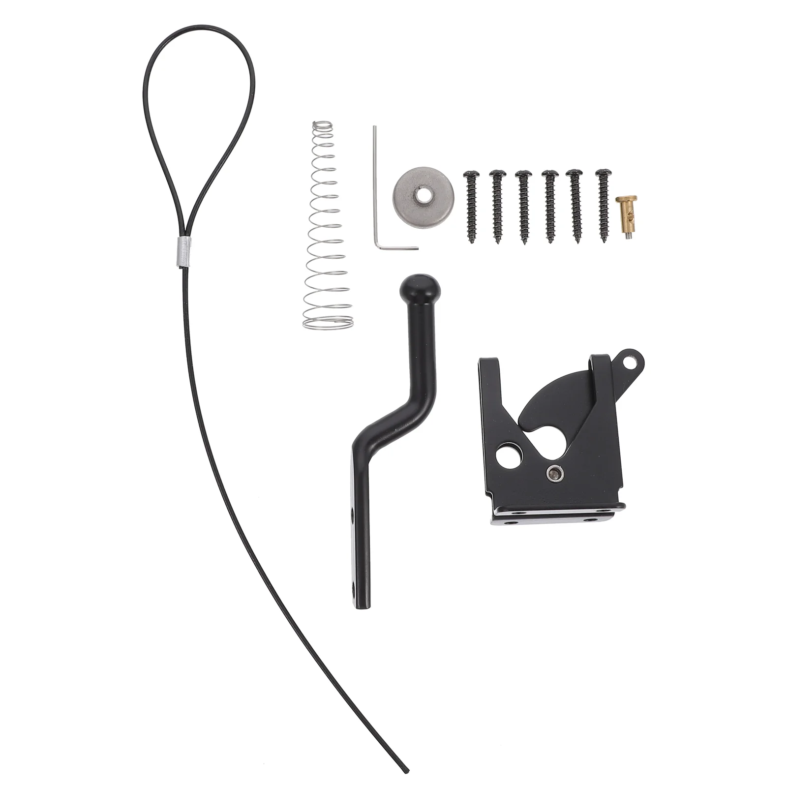 

1 Set Heavy Duty Slide Bolt Gate Iron Door Buckle Gravity Lever Door