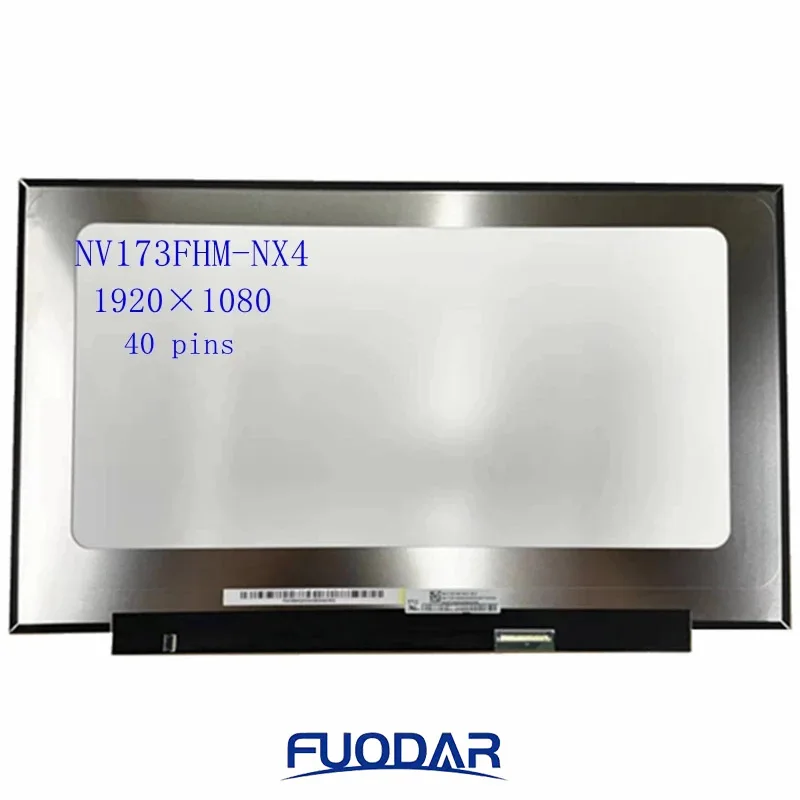 

17,3 дюймовый ЖК-экран для ноутбука, дисплей NV173FHM NX4 V8.0 NV173FHM-NX4 FHD 1920 × 1080 EDP, 40 контактов