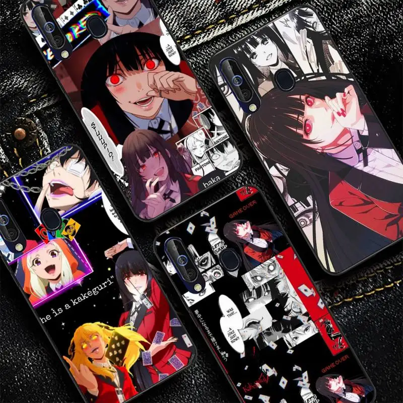 

Japanese Anime Kakegurui Jabami Yumeko Phone Case for Samsung A51 01 50 71 21S 70 31 40 30 10 20 S E 11 91 A7 A8 2018