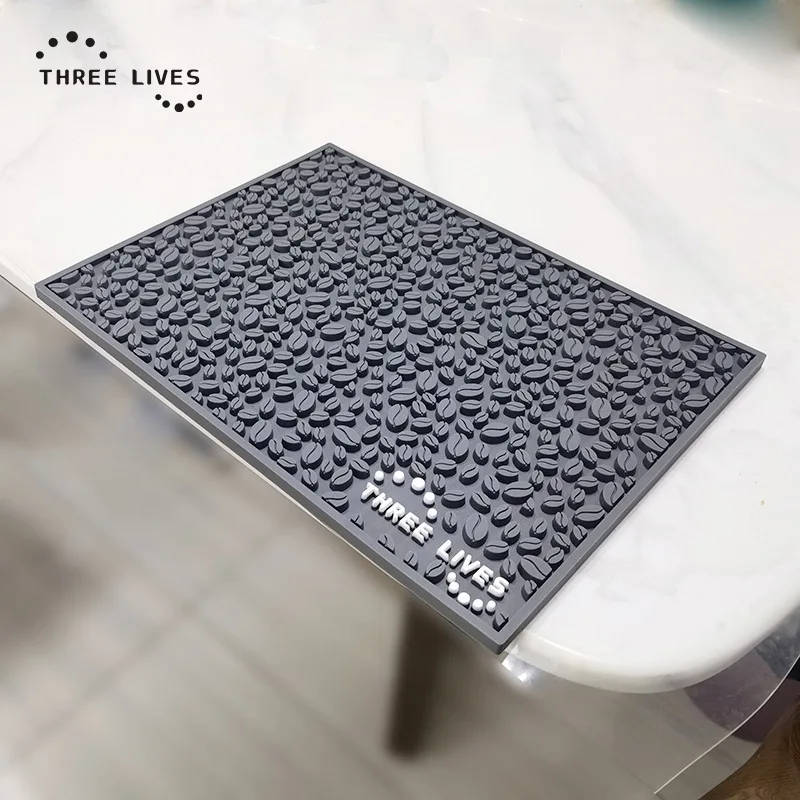 

1 см толстый коврик для кофе-бара, коврик для бара, коврик для сушки посуды, коврик для стола, коврики для обслуживания без скольжения для кофе, бара, ресторанов и дома