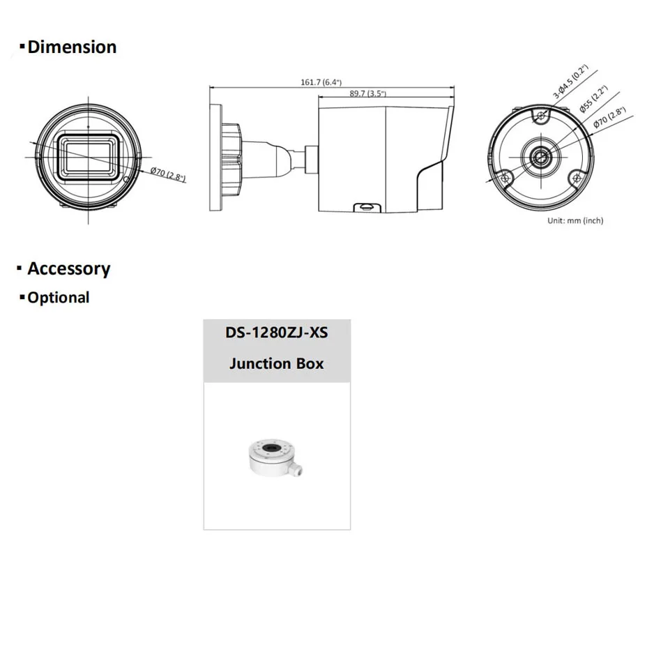 Pаспродажа Hikvision DarkFighter DS-2CD2046G2-IU/SL 4MP IP67 POE IR AcuSense DS-2CD2046G2-IU Mini Bullet Camera DS-2CD2046G2-I