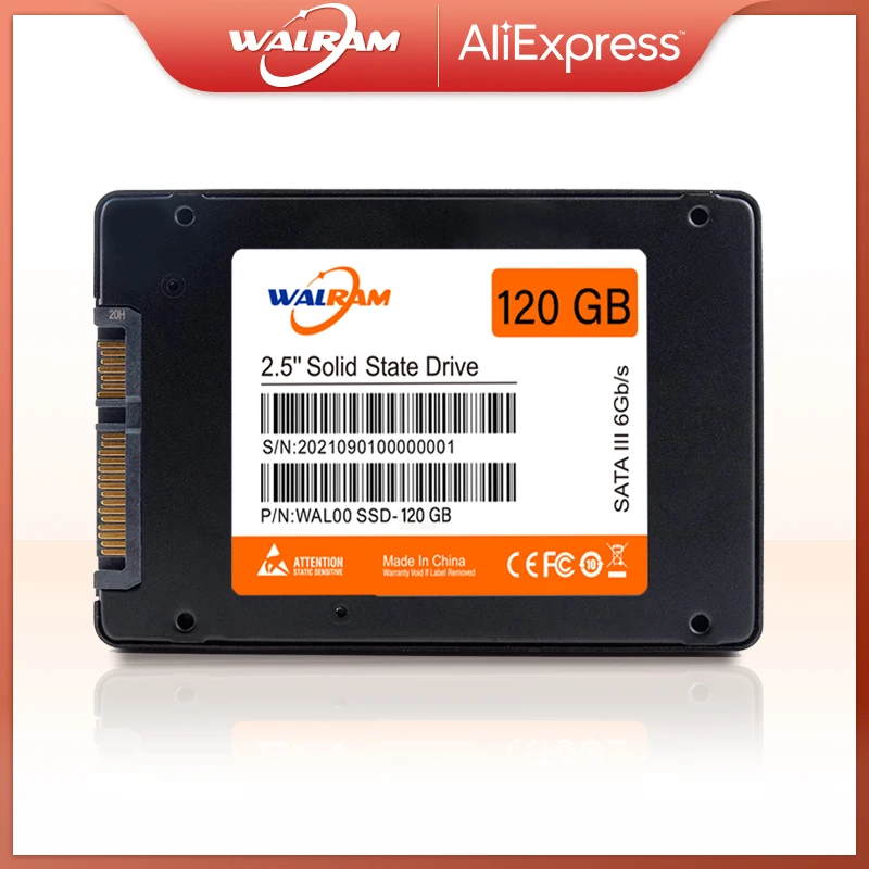 WALRAM Disco Duro Sólido SSD, Dispositivo HDD, Ordenador Portátil, 240 GB, 120 GB, 480 GB, 1 TB, 128 GB, 512 GB, 256 GB, 500 GB, 2.5 Pulgadas, SATA3