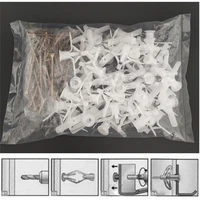 anchor plastic anchors kit 50pcs anchor 50pcs screws about 8 15mm thickness anchor material pa6 durable plastic