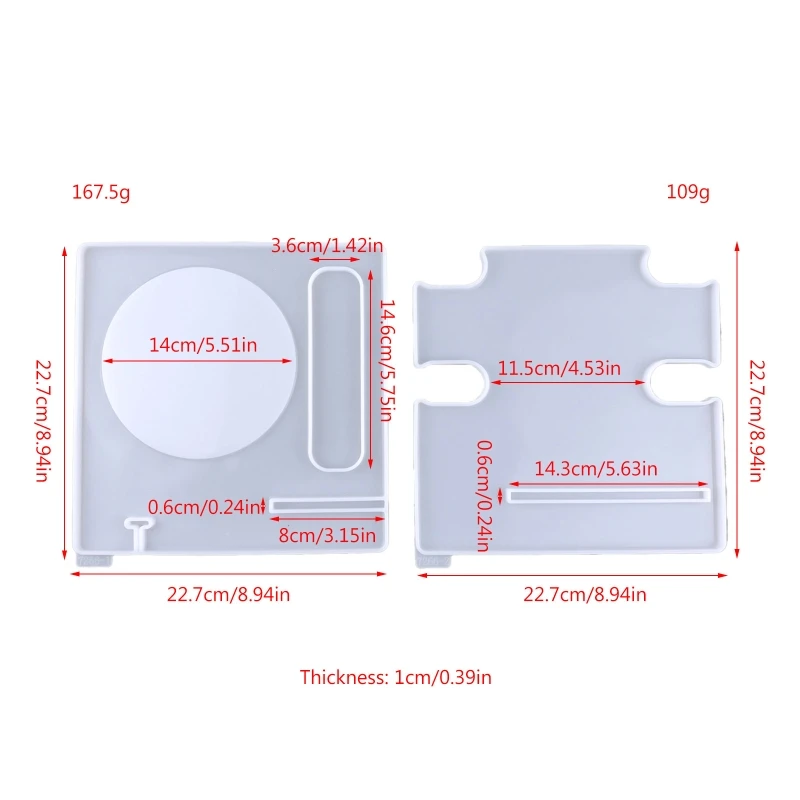 

Phone Stand Silicone Mold DIY Supplies Phone Holder Mold Save Space Handsize Simple Mold Fine Material Made Craft T8DE