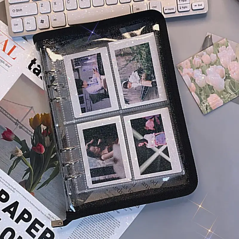 

A5 Binder Ring Collect Hand Book Korea Idol Photo Organizer Journal Diary Agenda Planner Bullet Cover School Stationery Supplies