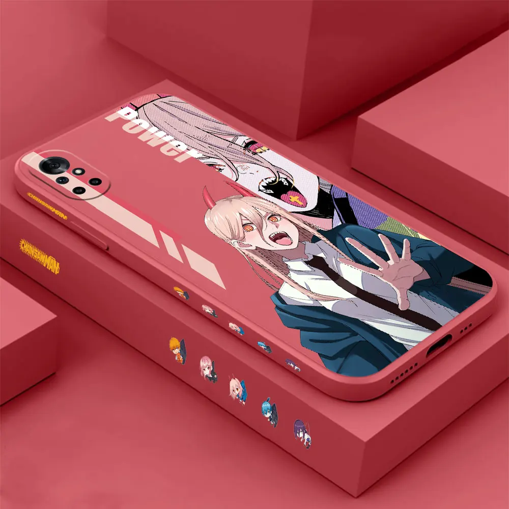 

Anime Chainsaw Man Power Phone Case For Huawei Nova 10 10SE 9SE 8 8SE 7 7SE 6 6SE 5 5I 4 3 3I 2 2S Pro 5G Cover Funda Cqoue Capa