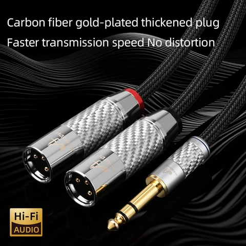 ATAUDIO HiFi аудиокабель 6.5 мм на 2XLR