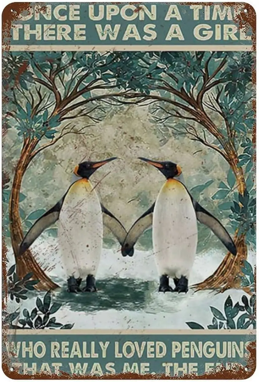 Металлический жестяной знак однажды была девушка которая действительно любит