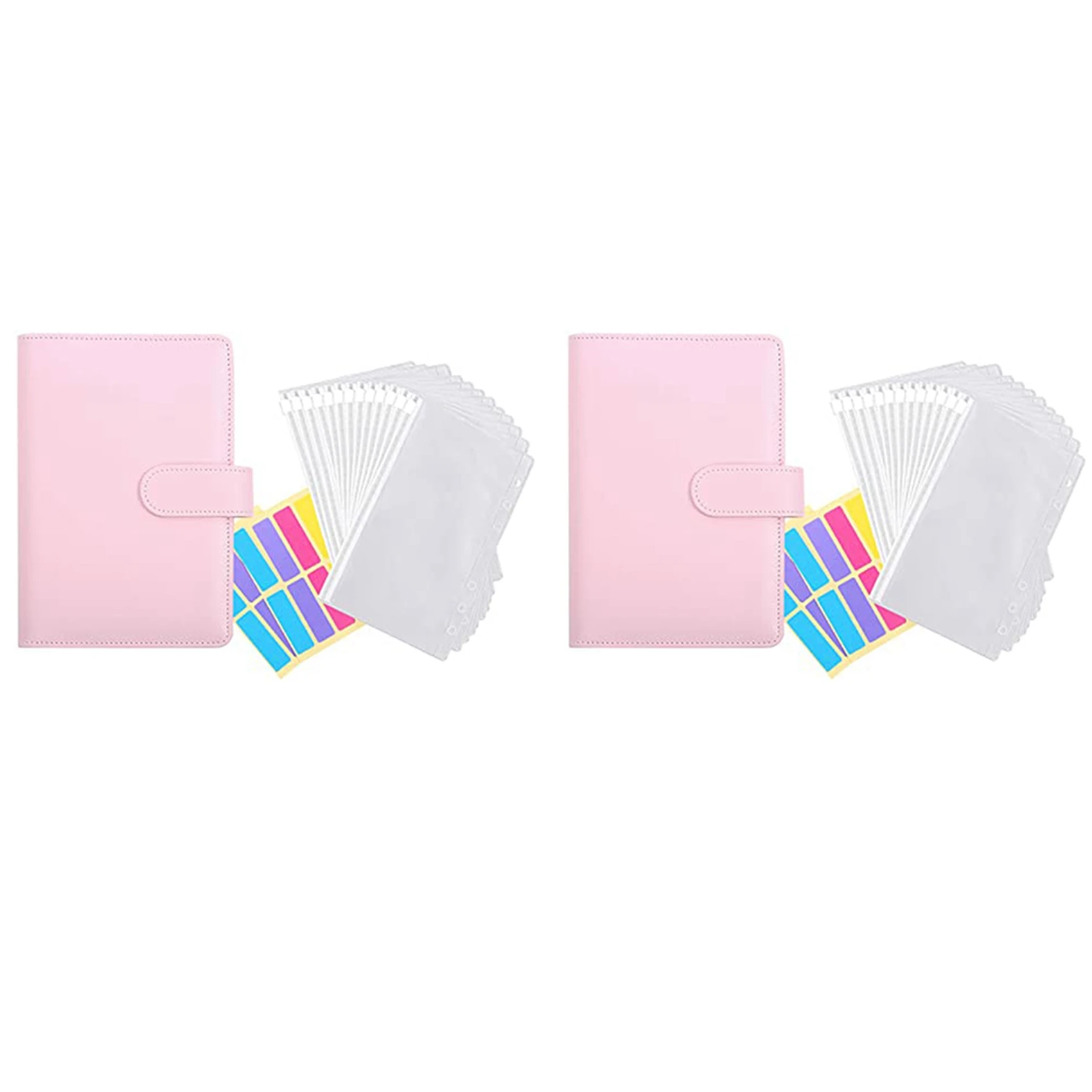

24 Pieces Of Transparent Plastic A6 Binder Envelopes,Waterproof Cash Budget Envelope System,With Label Stickers B